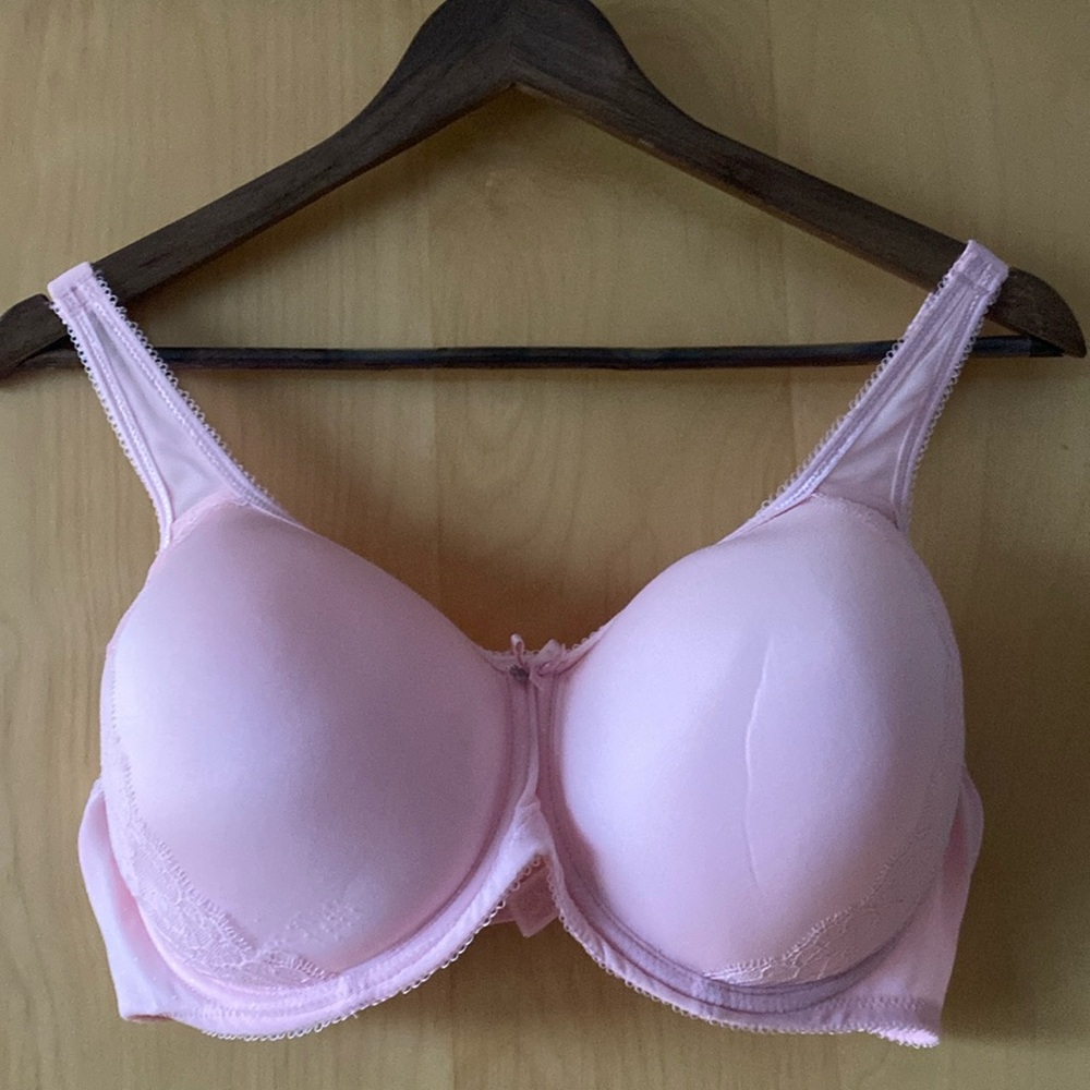 Baby pink bra